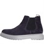 Base London Mens Batali Suede Chelsea Boots Navy