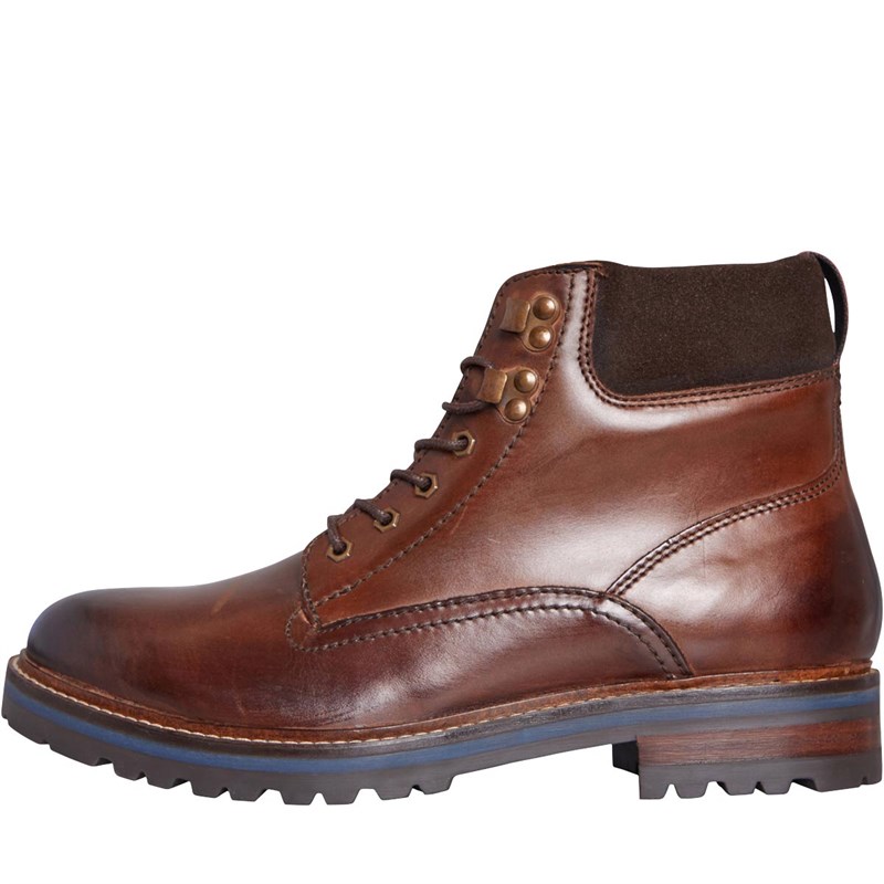 Base London Mens Maidon Boots Burnished Brown