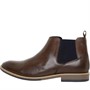 Base London Bottines Keeler Chelsea Homme Marron Foncé