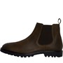Base London Mens Howe Chelsea Boots Brown Suede