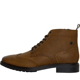 Buy Base London Mens Ledbury Brogue Boots Tan