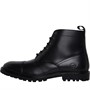 Base London Mens Bruce Toe Cap Boots Black