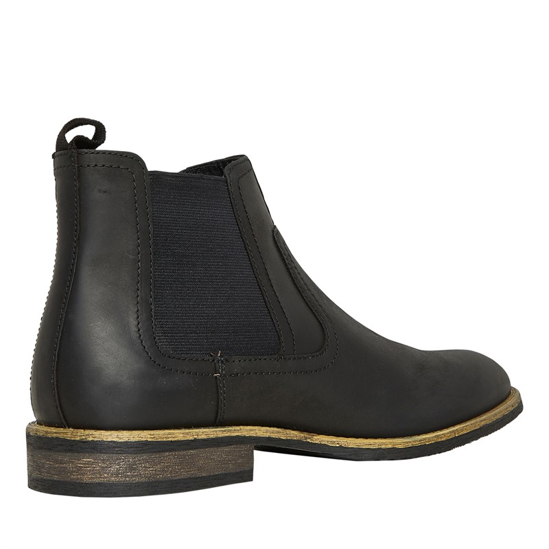 Base London Mens Bernard Chelsea Boots Black