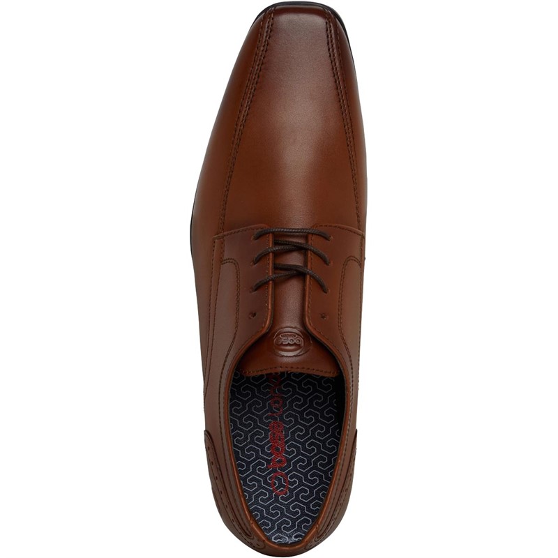 Base London Mens Ashdone Lace Up Shoes Tan