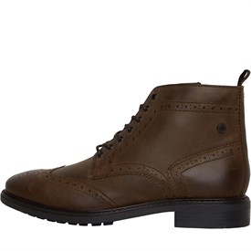 Buy Base London Mens Ledbury Brogue Boots Brown