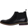 Base London Mens Keeler Chelsea Boots Black Mono