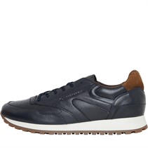 Base London Mens Runner Trainers Navy