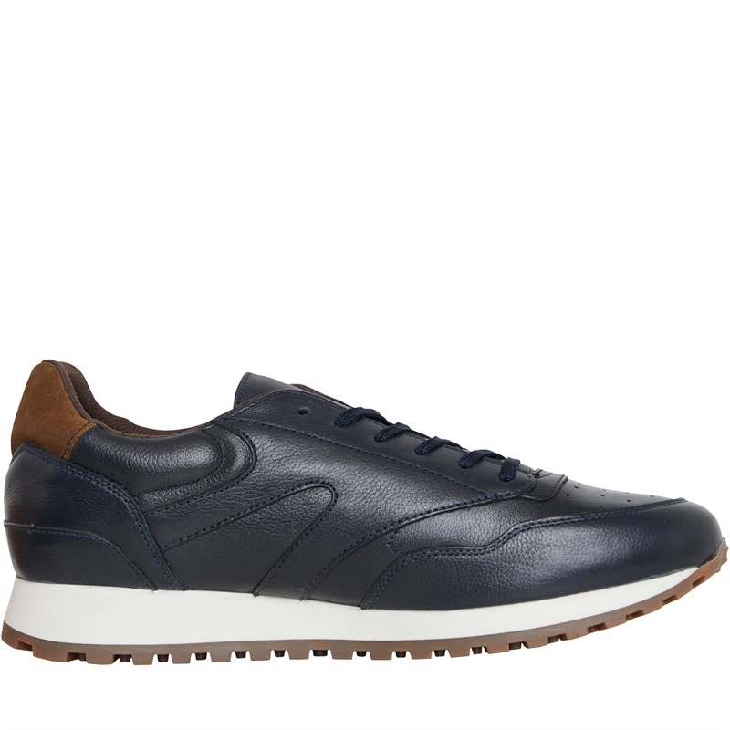 Base London Mens Runner Trainers Navy