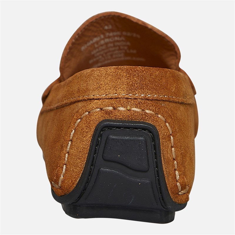 Base London Mens Lisbona Loafers Cognac