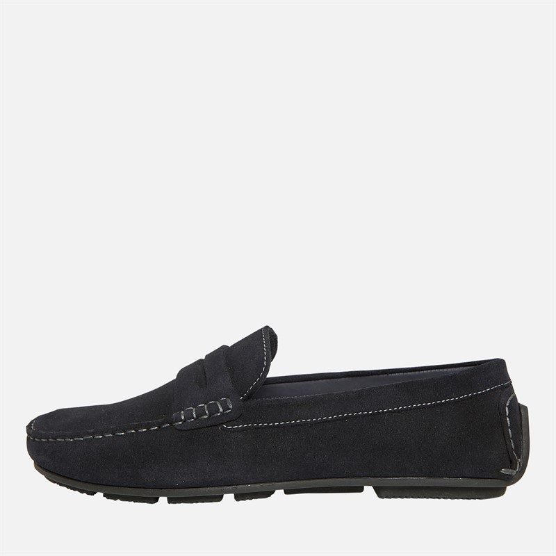 Base London Mens Lisbona Loafers Navy