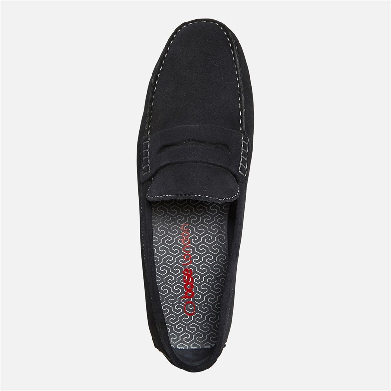 Base London Mens Lisbona Loafers Navy