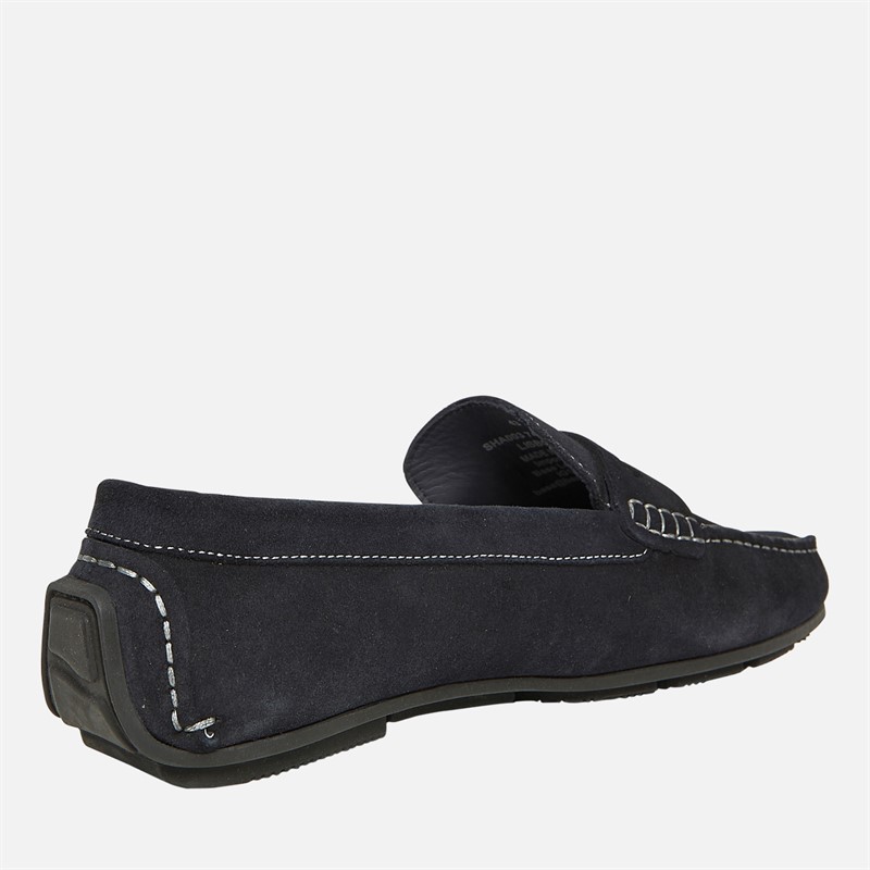 Base London Mens Lisbona Loafers Navy