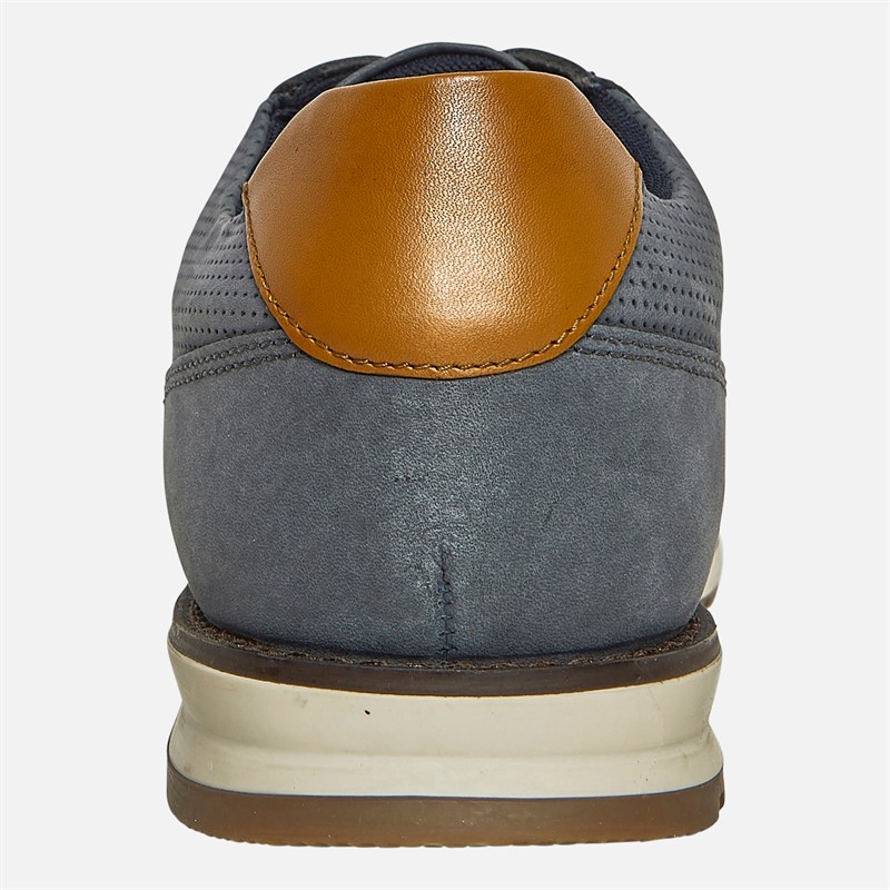 Base London Mens Ruggiro Shoes Navy