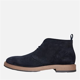 Buy Base London Mens Barnes Suede Chukka Boots Suede Navy