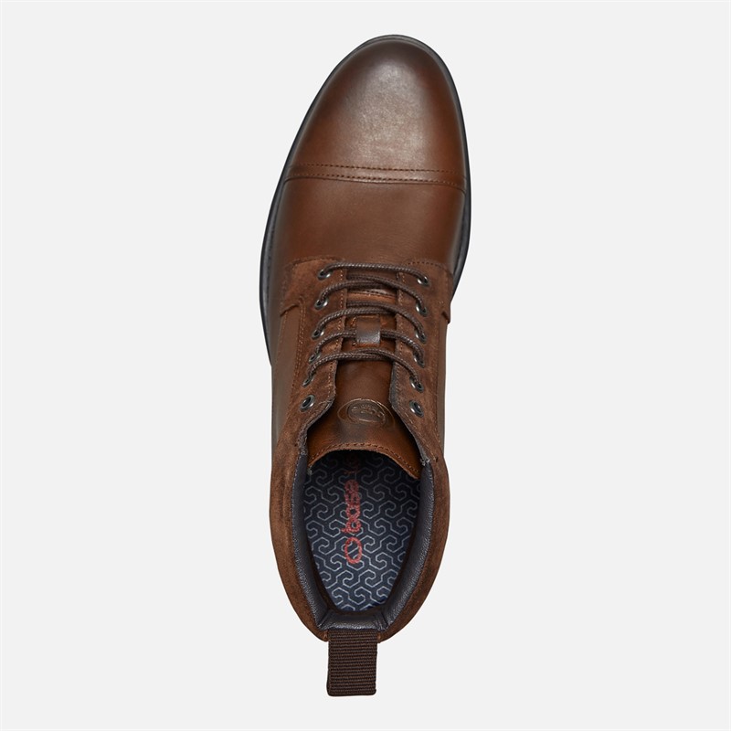 Base London Mens Jim Chukka Boots Brown