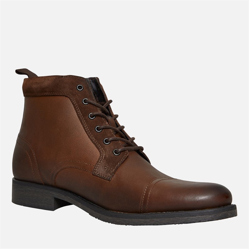 Base London Mens Jim Chukka Boots Brown