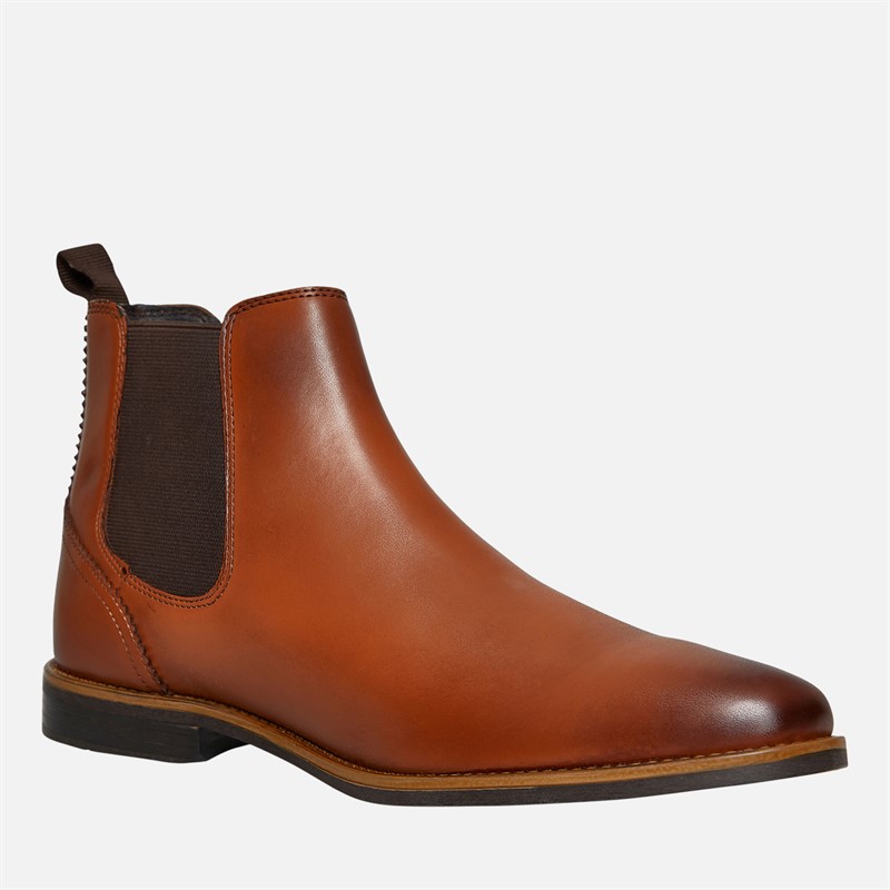 Base London Mens Risco Chelsea Boots Waxy Tan