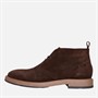 Base London Mens Barnes Suede Chukka Boots Suede Brown