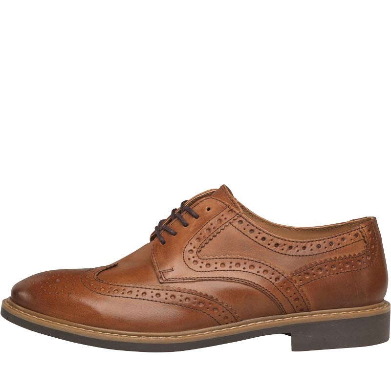 base tan brogues