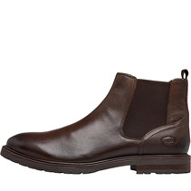 Boys Tan Casual Desert Ankle Boots Faux Leather Soft Close Fastening 6-12 UK