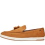 Base London Mens Pogo Slip On Shoes Suede Cognac