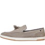 Base London Mens Pogo Slip On Shoes Suede Grey