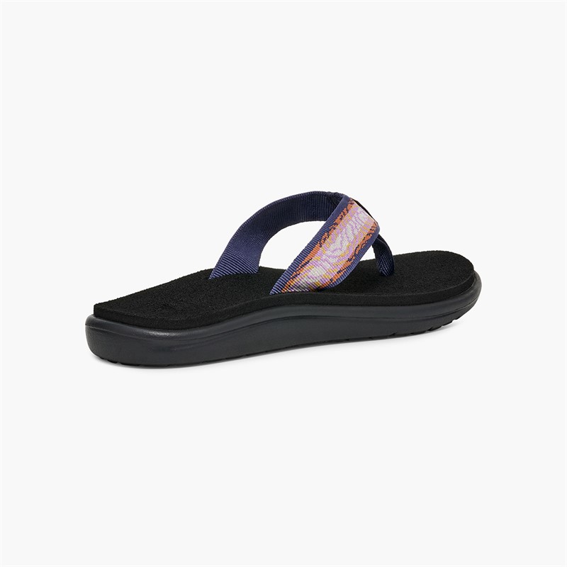 Teva Dame Voya Flip Sandaler Archive Topo Lupine