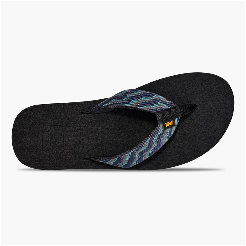 Teva Homme Mush II Sandales Neon Wave Navy