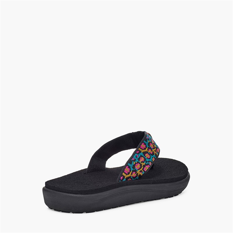 Teva Fille Voya Tongs Dorinda Black Multi