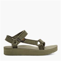 Teva Sandales Universelles Mi-Mollet Toile Femme Olive