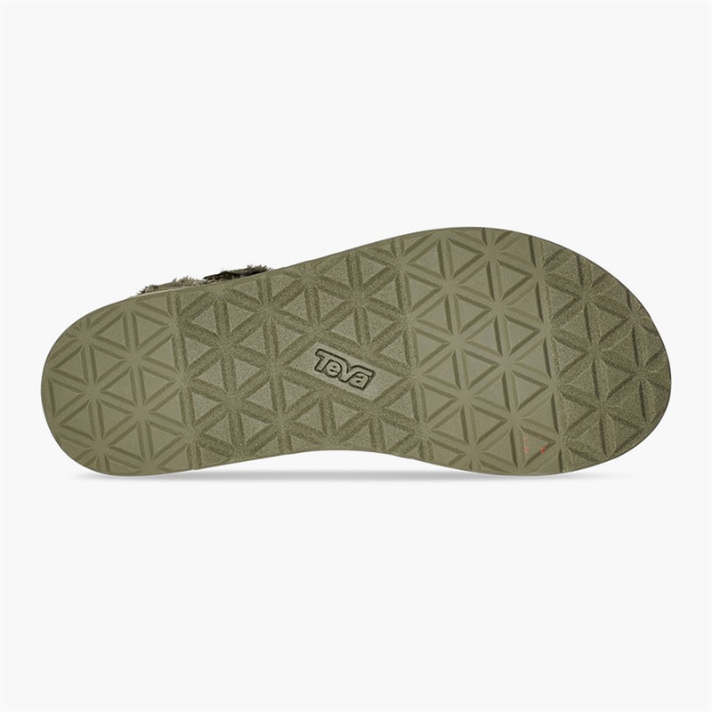 Teva Sandales Universelles Mi-Mollet Toile Femme Olive