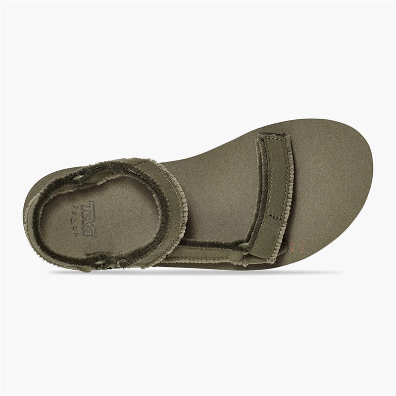 Teva Sandales Universelles Mi-Mollet Toile Femme Olive