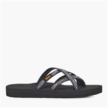 Teva Sandales Olowahu Femme Palms Black/Blanc