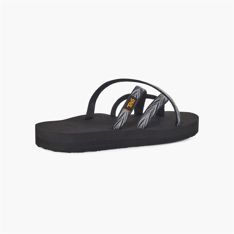 Teva Sandales Olowahu Femme Palms Black/Blanc