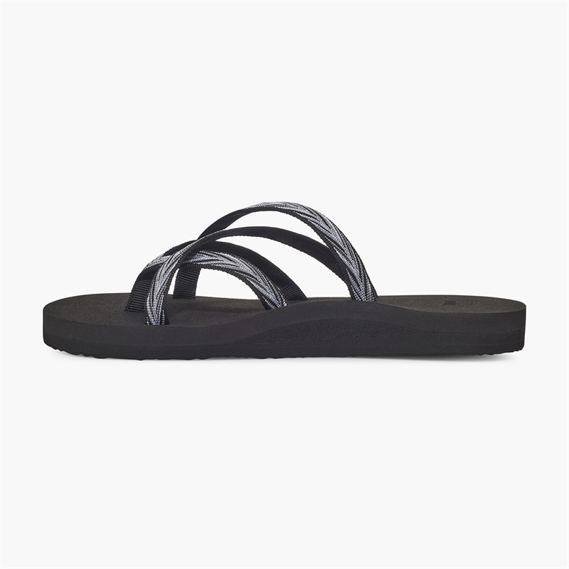 Teva Sandales Olowahu Femme Palms Black/Blanc