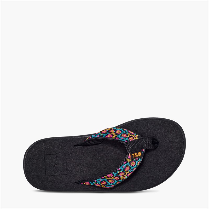 Teva Fille Voya Tongs Dorinda Black Multi
