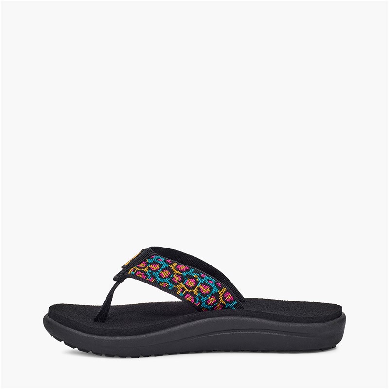 Teva Fille Voya Tongs Dorinda Black Multi