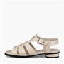ECCO Damen Alba Leder Römische Sandalen geformt Limestone