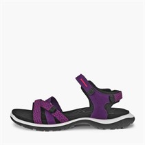 ECCO Womens Offroad Roam Nubuck Ankle Strap Sandals Imperial Purple/Beetroot