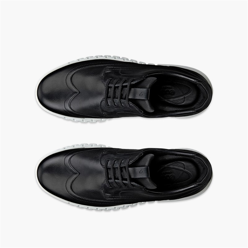 ECCO Herren Gruuv Studio Turnschuhe Schwarz/Schwarz