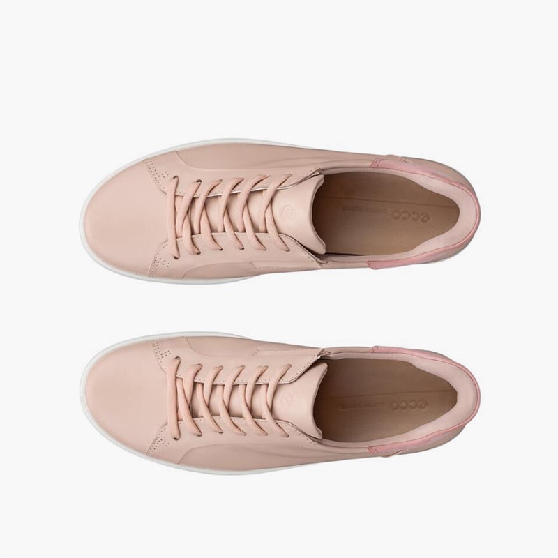 ECCO Damen Soft VII Nubuk Sneaker Rose Dust/Old Rose