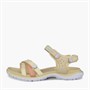 ECCO Womens Offroad Roam Nubuck Ankle Strap Sandals Straw/Bright White/Dusty Peach/Straw