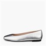 ECCO Womens Margot Ballerina Pumps Pure Silver