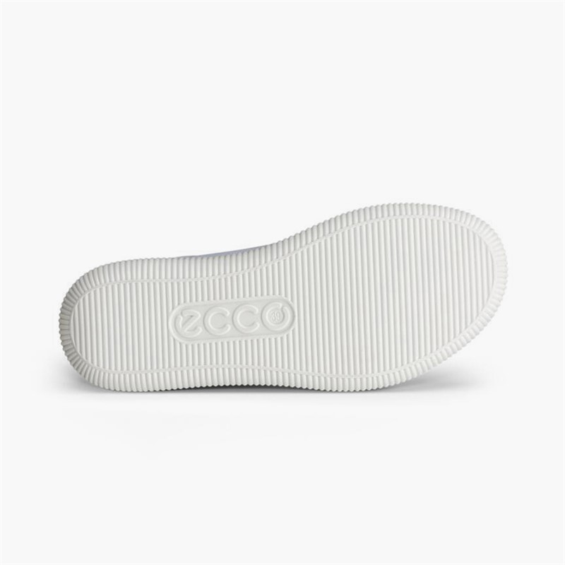 ECCO Damen Weiche Null Leder Turnschuhe Air/Shadow White