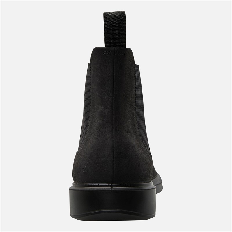 ECCO Mens Helsinki 2 Nubuck Chelsea Boots Black