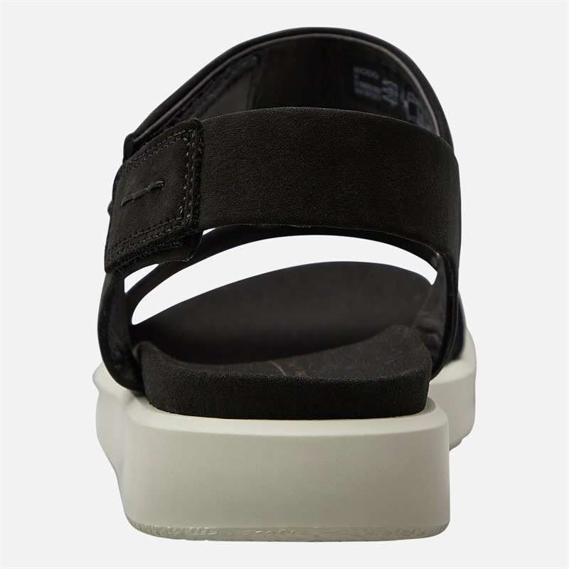 ECCO Womens Flowt Nubuck Wedge Sandals Black