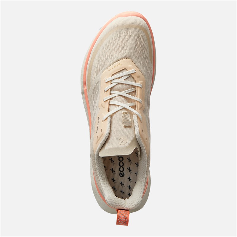 ECCO Womens Biom 2.2 Trainers Beige/Pink