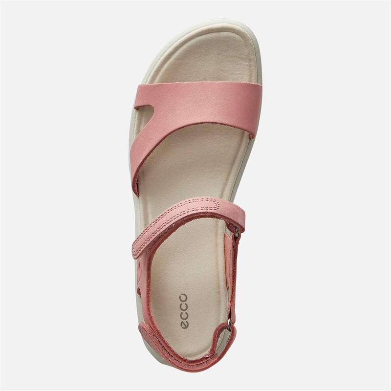 ECCO Womens Cruise Two Strap Sandals Limestone