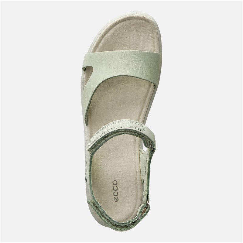 ECCO Womens Cruise Two Strap Sandals Matcha