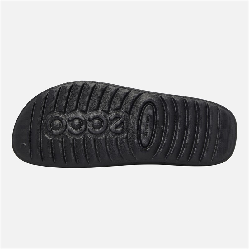 ECCO Womens Cozmo Sliders Black